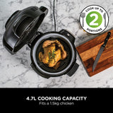 Ninja OP100UK Foodi Mini 6-in-1 Multi-Cooker 4.7L