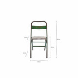 Nkuku Ishan Reclaimed Metal Folding Chair