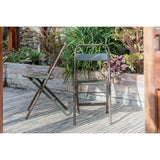 Nkuku Ishan Reclaimed Metal Folding Chair