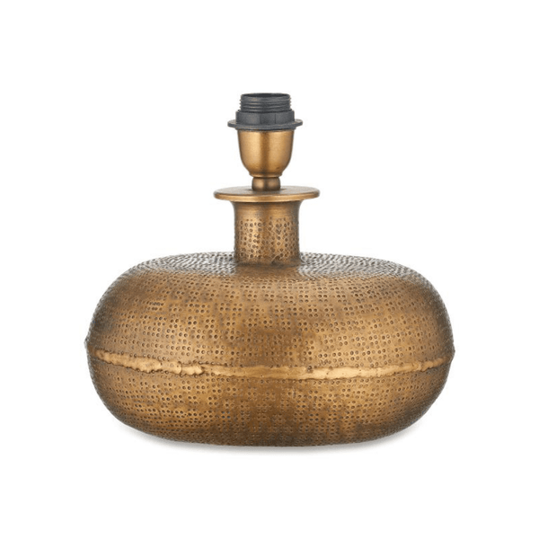 Nkuku Lumbu Lamp in Antique Brass - Small