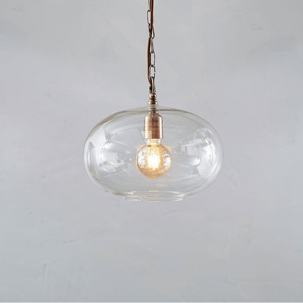 Nkuku Otoro Glass Pendant - Small Round