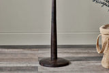 Nkuku Sahar Mango Wood Floor Lamp - Dark Stain