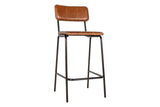 Nkuku Ukari Counter Chair - Aged Tan