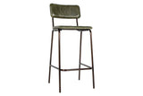 Nkuku Ukari Counter Chair - Rich Green