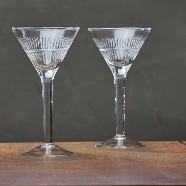 Nkuku Nkuku Mila Cocktail Glasses - Set of 4 - Clear