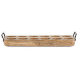 nkuku Anda Mango Wood Egg Holder in Natural