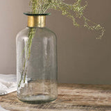 nkuku Chara Hammered Bottle - Hammered, 31.5cm