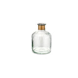 nkuku Chara Hammered Bottle - Lines, Small