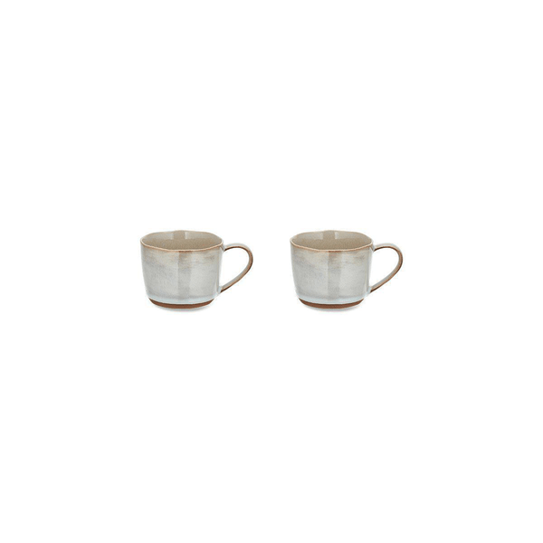 Nkuku Edo Small Mug Terracotta Set of 2