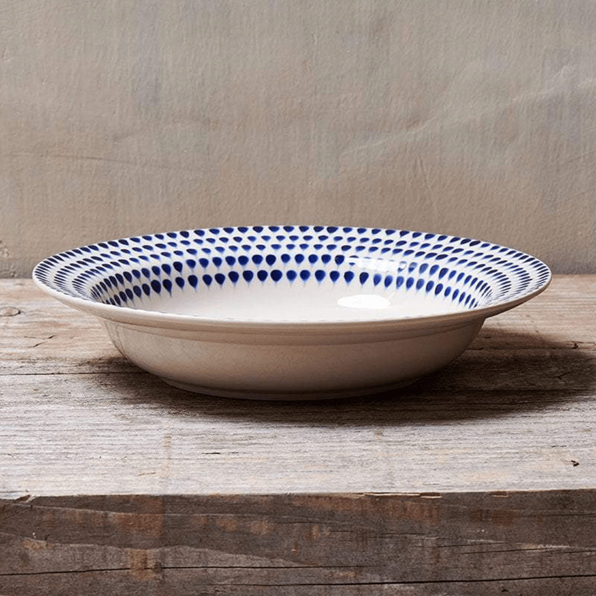 Nkuku Indigo Drop Pasta Bowl - Main Image
