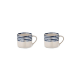 Nkuku Indigo Drop Small Mug (Set of 2)