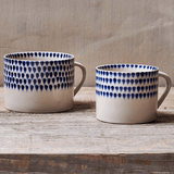 Nkuku Indigo Drop Small Mug (Set of 2)
