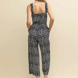 Nobody's Child Black and White Sleeveless Jumpsuit