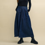 Nobody's Child Dark Denim Maxi Skirt