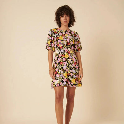 nobody's Child Black Floral Benita Mini Dress