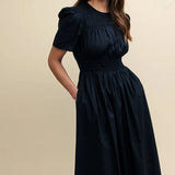 nobody's Child Natalia Midaxi Dress In Black