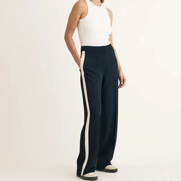 Nobody's Child Black Side Stripe Trousers