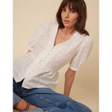 nobody's Child Broderie Anglaise Ria Blouse In White
