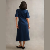 Nobody's Child Dark Denim Alexa Midi Tea Dress