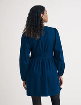 nobody's Child Dark Denim Long Sleeve Starlight Mini Dress