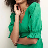 Nobody's Child Green Delilah Midi Tea Dress