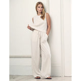 nobody's Child Linen-blend Wide Leg Shona Trousers In Cream