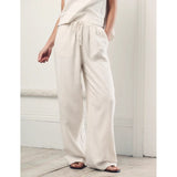 nobody's Child Linen-blend Wide Leg Shona Trousers In Cream