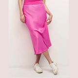 Nobody's Child Pink Mila Satin Slip Skirt