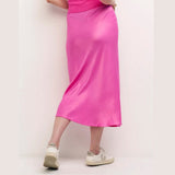 Nobody's Child Pink Mila Satin Slip Skirt