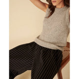 nobody's child Pinstripe Jerrow Wide Leg Trousers In Black