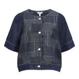 Object Denim Shirt In Dark Blue Denim