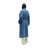 OBJECT Denim Trenchcoat In Blue