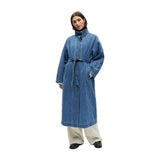 OBJECT Denim Trenchcoat In Blue