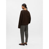 OBJECT Knitted Pullover In Seal Brown