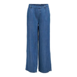 OBJECT OBJFRAME Loose trousers In Medium Blue Denim