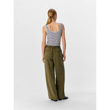 OBJECT OBJFRAME Loose Trousers In Olive
