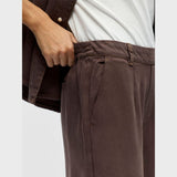 OBJECT OBJFRAME Loose Trousers In Seal Brown