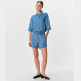 OBJECT OBJFRAME Relaxed Denim Shorts In Blue