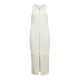 OBJECT OBJMILIKA Sleeveless Midi Dress In Cloud Dancer