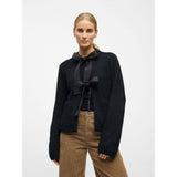 OBJECT OBJSAGGIA Bow-detailed Cardigan In Black