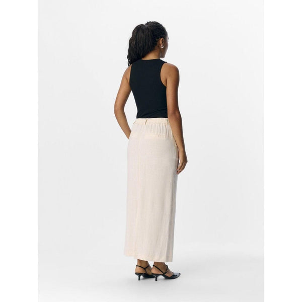 OBJECT OBJSANNE Linen Pencil Skirt In Sandshell