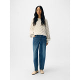 OBJECT OBJSAVA Barrel Ankel Jeans In Blue Denim