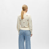 OBJECT Thess Long-sleeve Knit Cardigan In Birch
