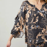 Odd Molly Riley Blouse Asphalt