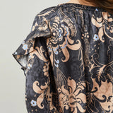 Odd Molly Riley Blouse Asphalt