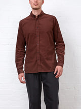 Oliver Spencer Brook Shirt Camden Cord Brown