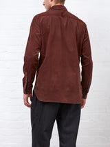 Oliver Spencer Brook Shirt Camden Cord Brown