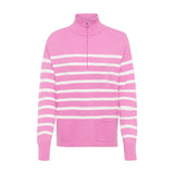 Cora Fit Striped Jumper Wit Zip Pink