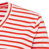 Olsen Hannah Fit V-neck Striped Top