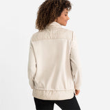 Olsen Henny Fit Padded Cream Jacket With Zip